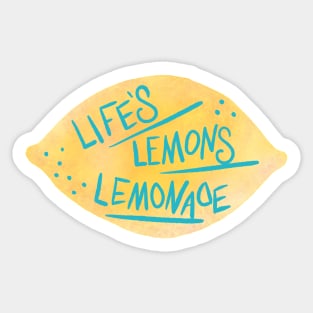 Life’s Lemon’s Lemonade Sticker